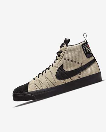 Nike SB Zoom Blazer Mid PRM Naranjas Negros | MX 4986